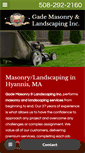 Mobile Screenshot of gademasonrylandscaping.com